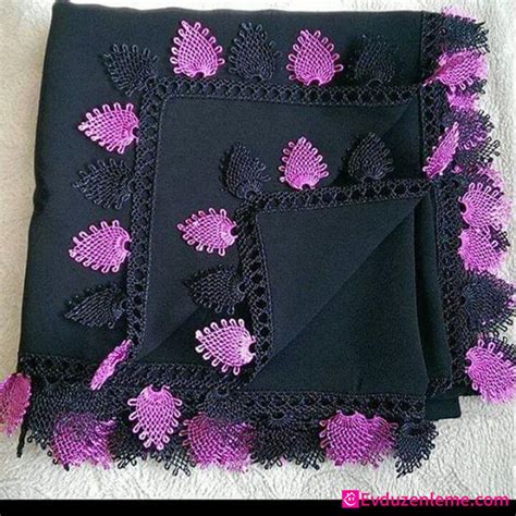 Sade Renk Yazma İğne Oyası Modelleri